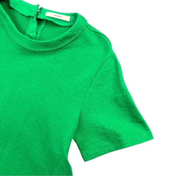 a.t.corner Women’s Green Tie Back Top In Size Small ~ Korean Brand - Picture 2 of 6
